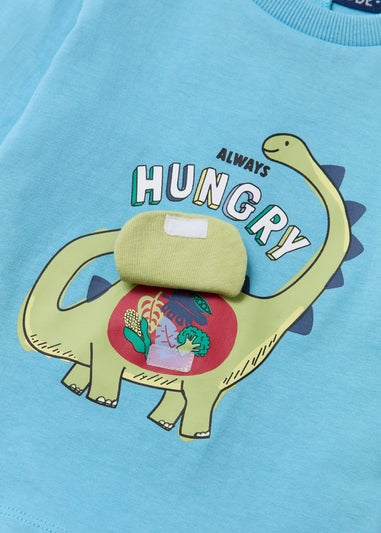 Boys Blue Dino Long Sleeve T-Shirt (1-7yrs)