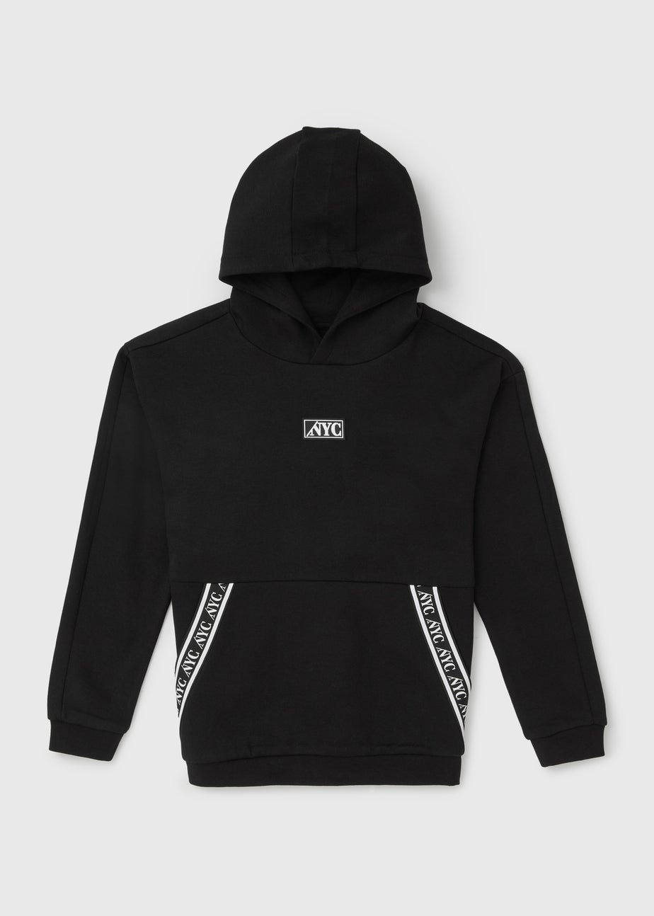 Boys Black NYC Hoodie (7-13yrs)