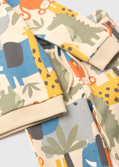 Boys Multicolour Safari Sweatshirt & Joggers Set (1-6yrs)