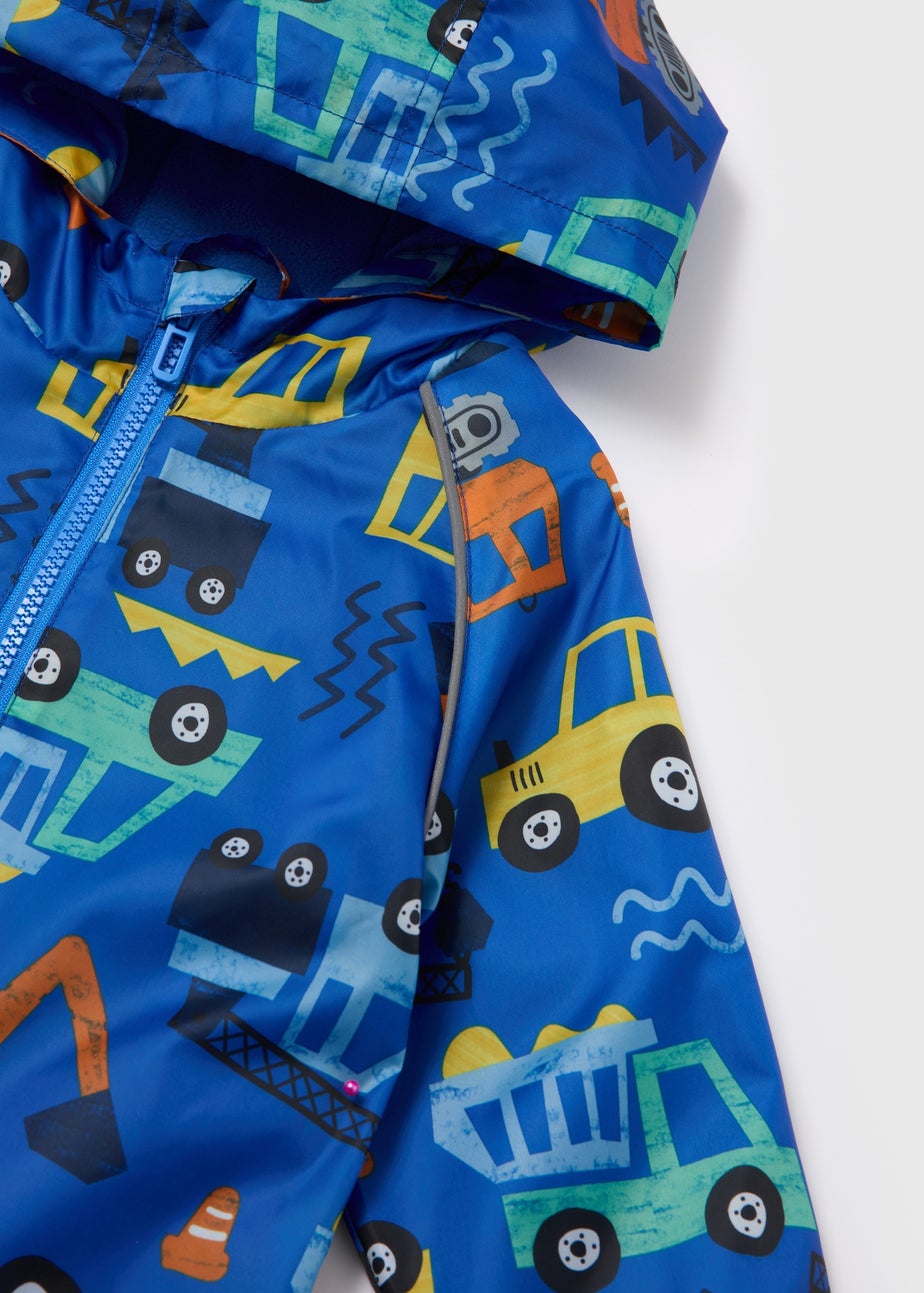 Boys Blue Digger Raincoat (1-7yrs)