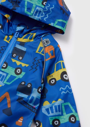 Boys Blue Digger Raincoat (1-7yrs)