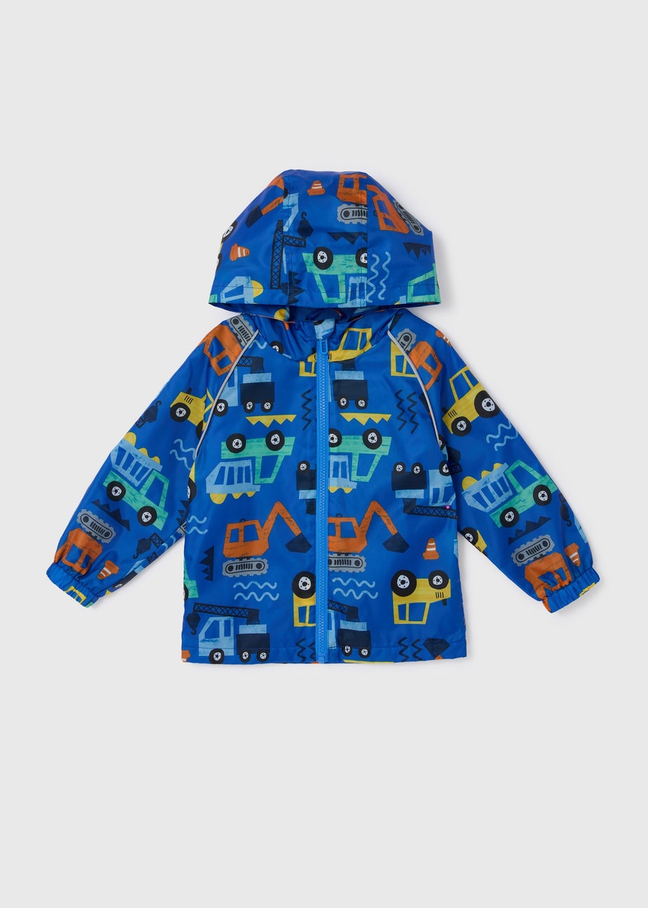 Boys Blue Digger Raincoat (1-7yrs)