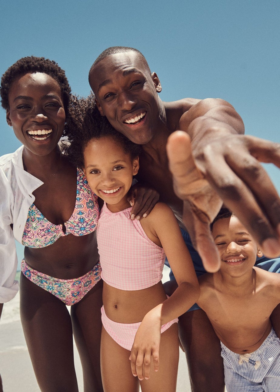 Boys Blue & White Stripe Seersucker Shorts (1-7yrs)
