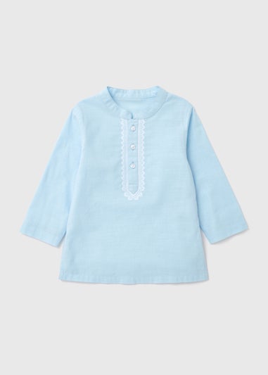 Boys Blue Eid Kurta Shirt (1-7yrs)
