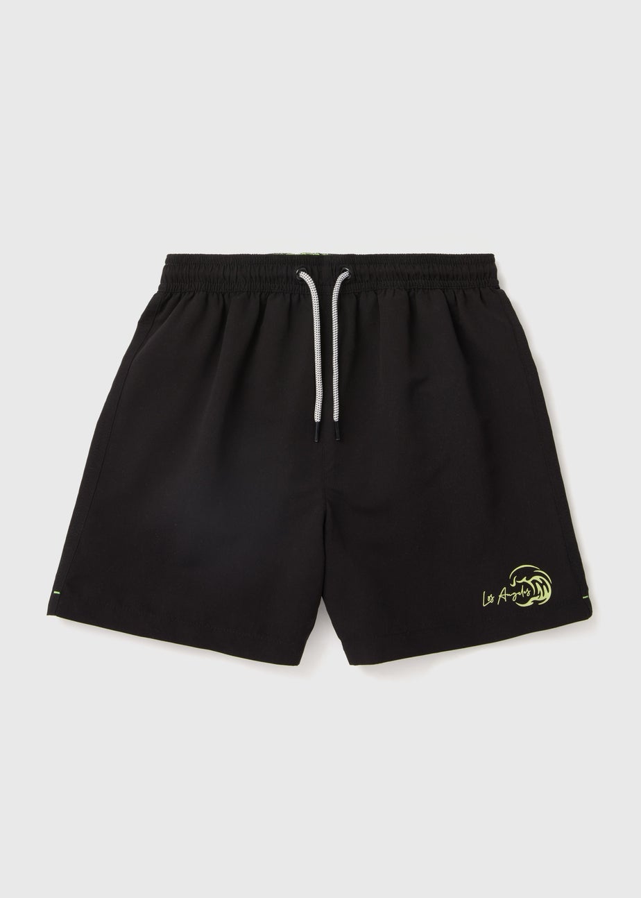 Boys Black Swim Shorts (6-13yrs)