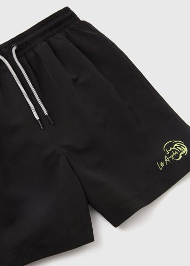 Boys Black Swim Shorts (6-13yrs)