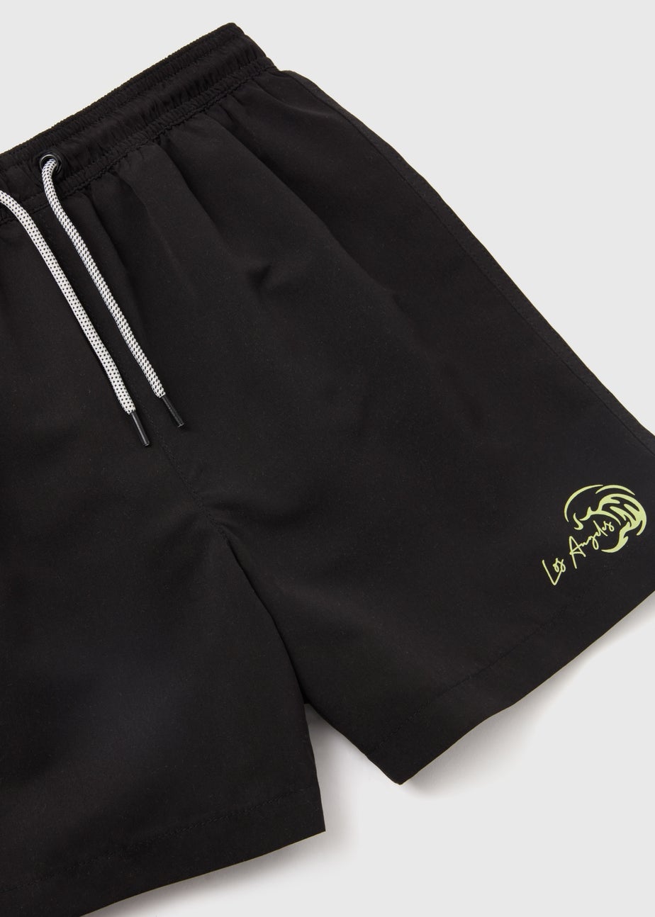 Boys Black Swim Shorts (6-13yrs)
