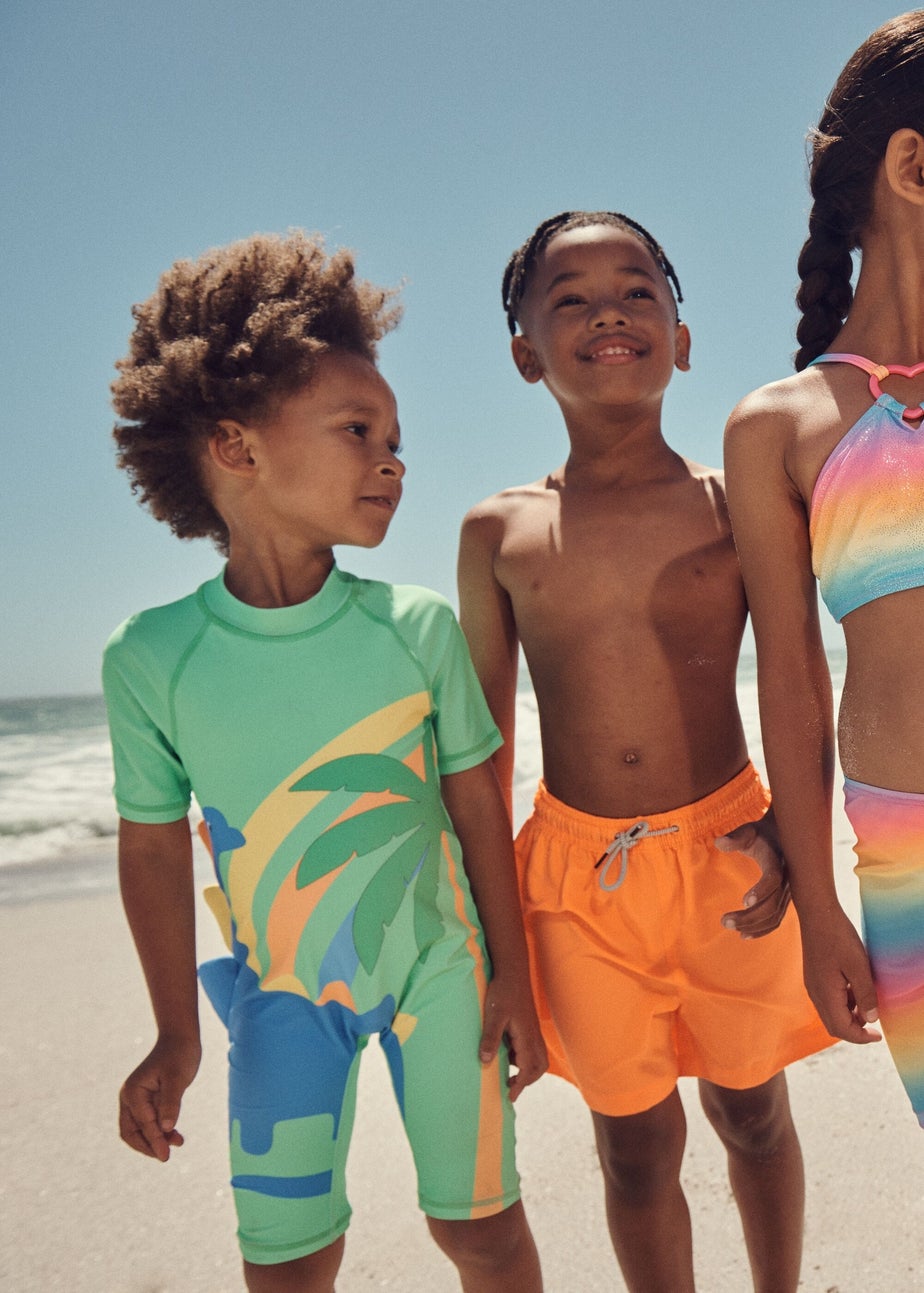 Boys Orange Swim Shorts (6-13yrs)