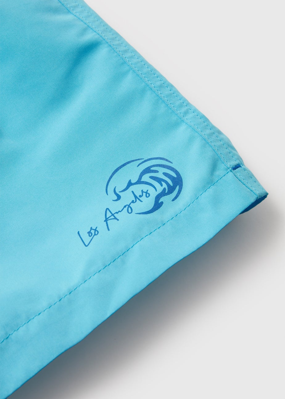 Boys Cyan Swim Shorts (6-13yrs)