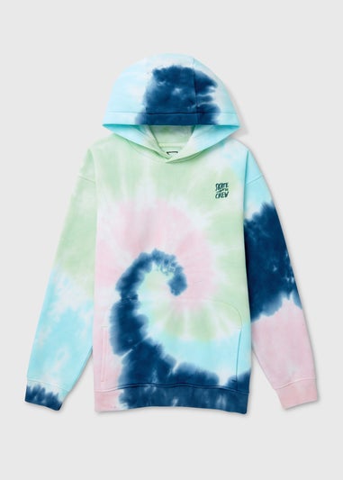 Boys Multicolour Tie Dye Hoodie (7-13yrs)