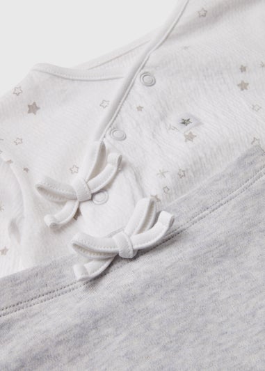 Baby 4 Piece Grey Star Gift Set (Tiny Baby-12mths)