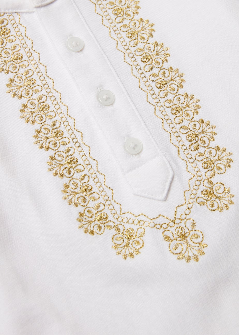 Baby White Eid Romper (Newborn- 18mths)