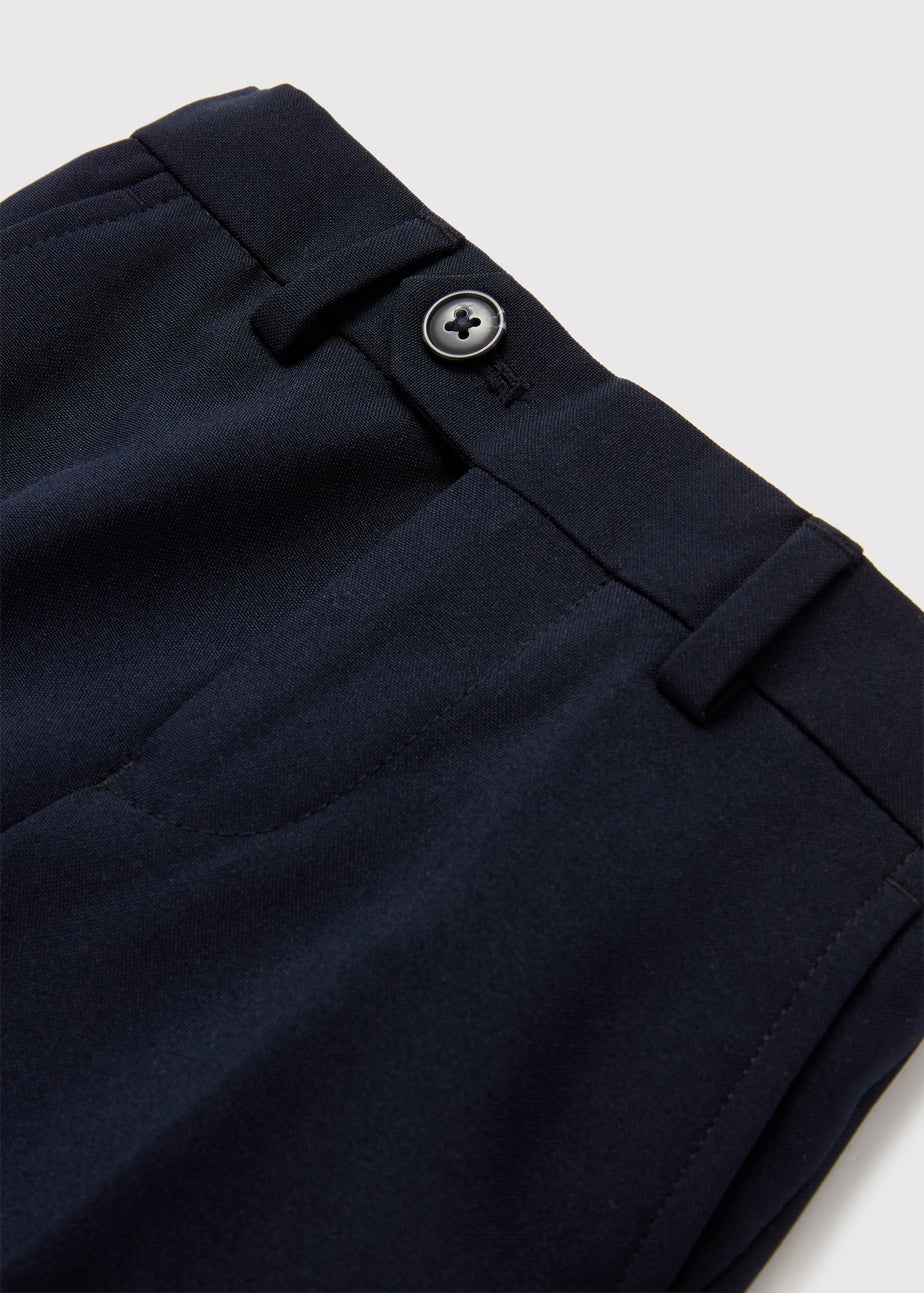 Boys Panama Navy Formal Trousers (2-13yrs)