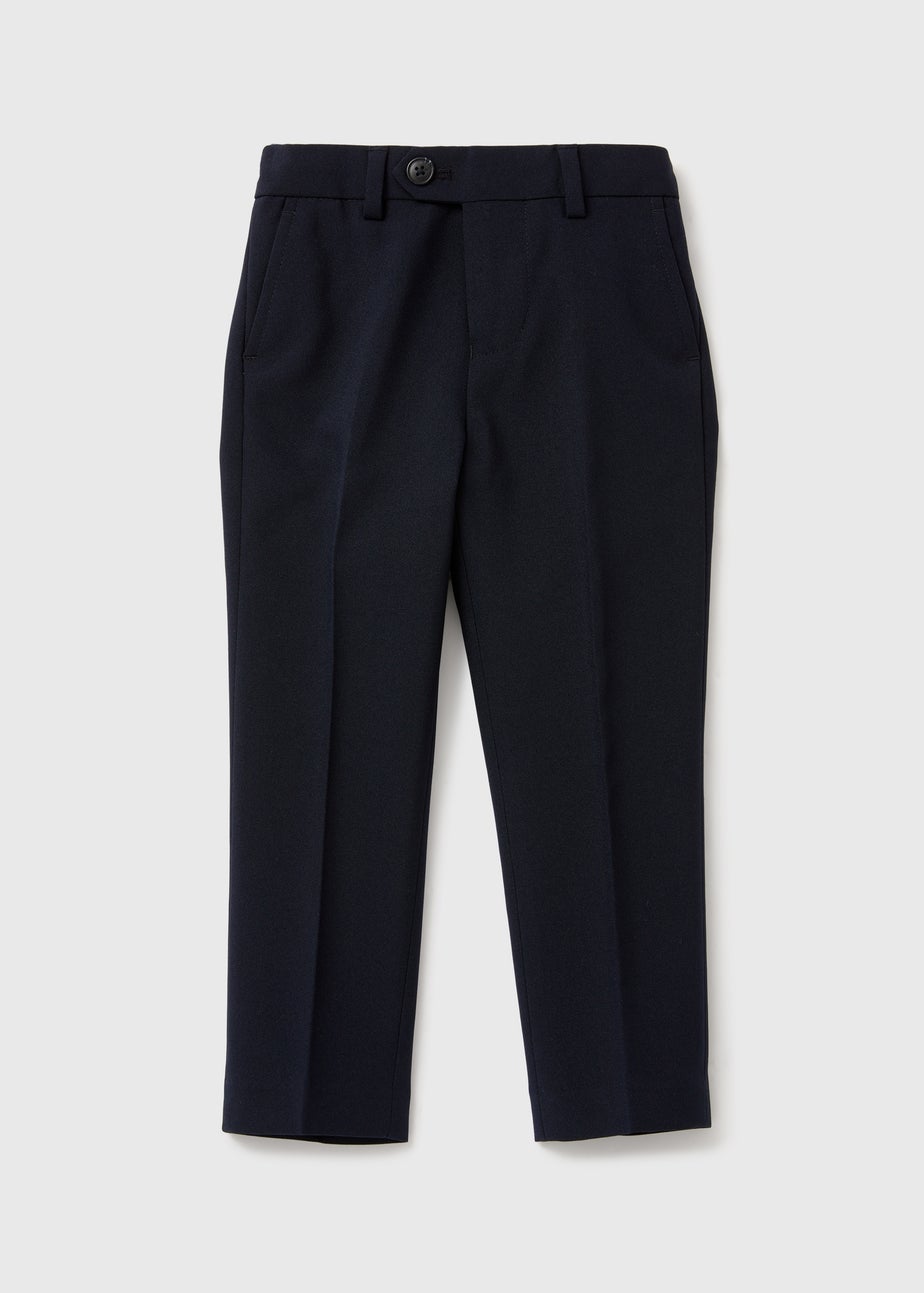 Boys Panama Navy Formal Trousers (2-13yrs)