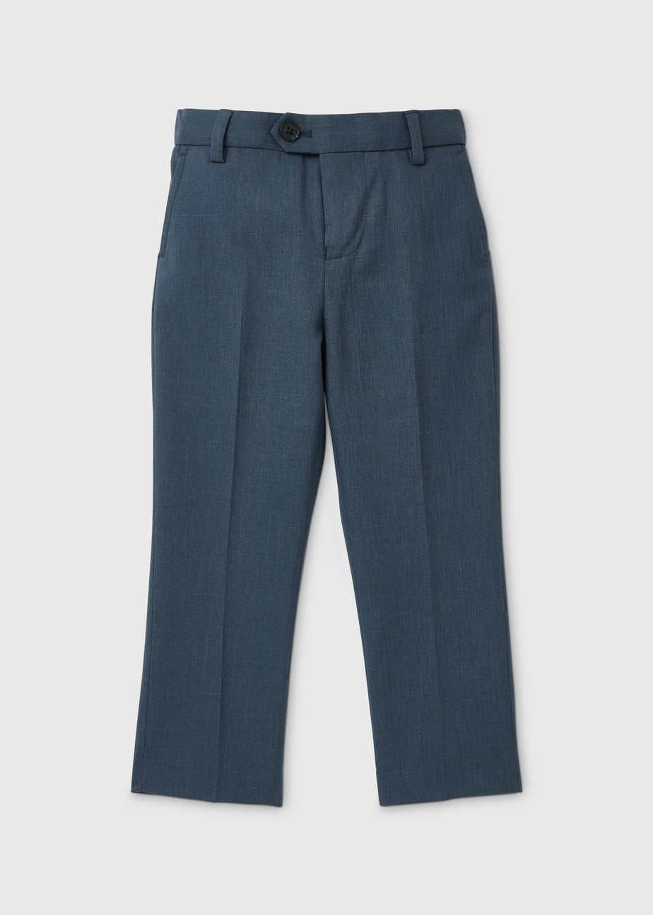 Boys Panama Blue Formal Trousers (2-13yrs)
