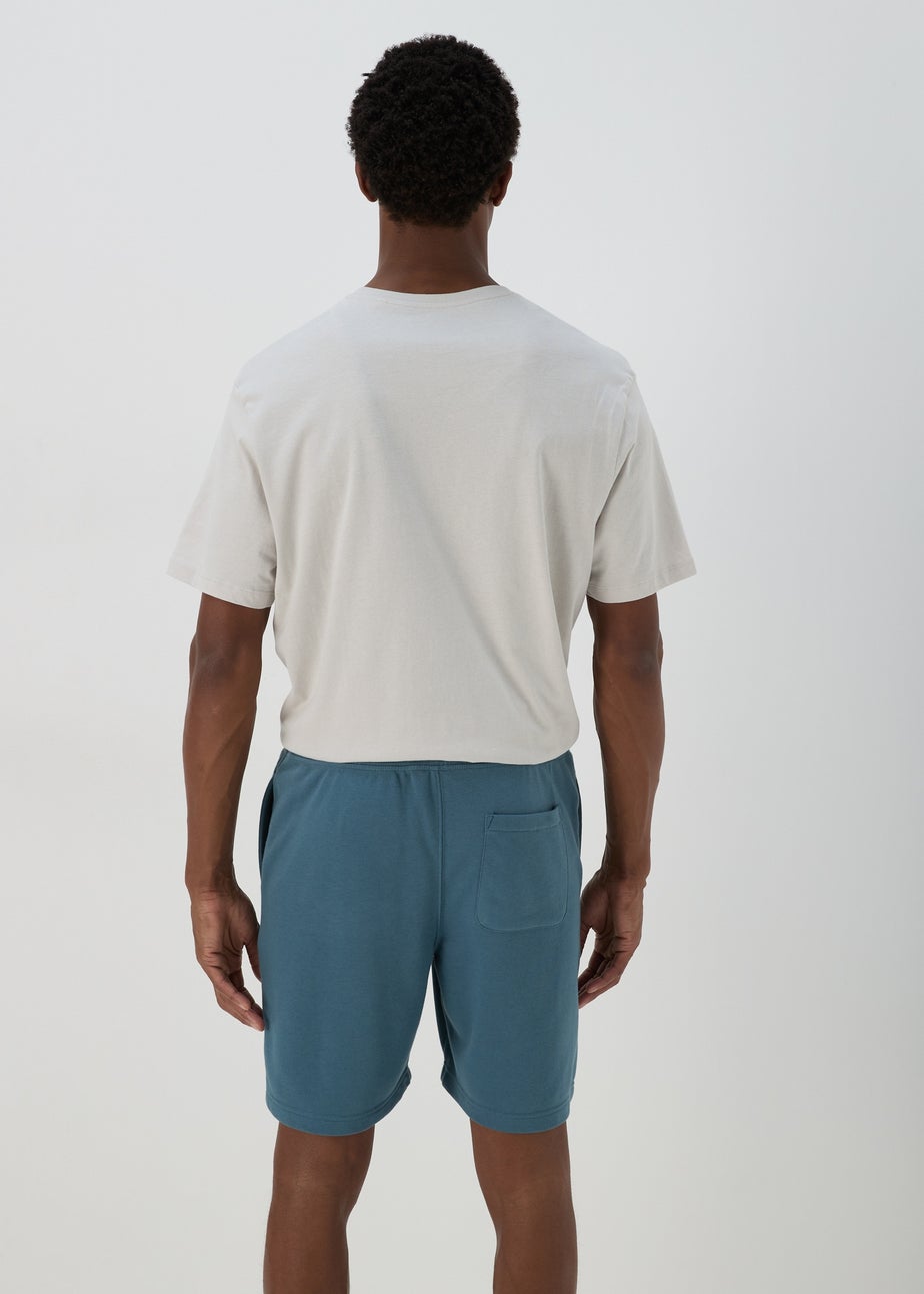 Blue Basic Jogger Shorts