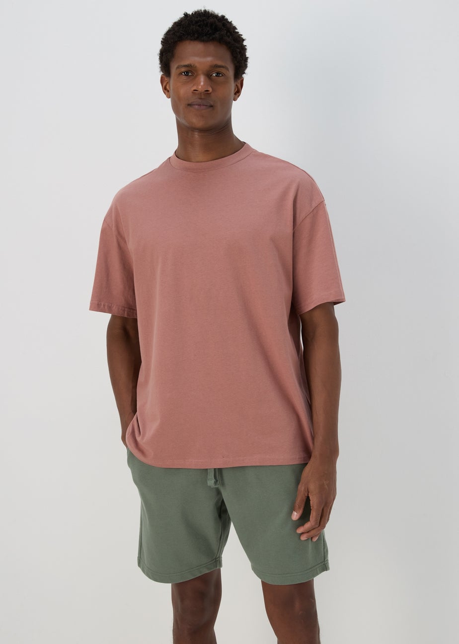 Green Basic Jogger Shorts