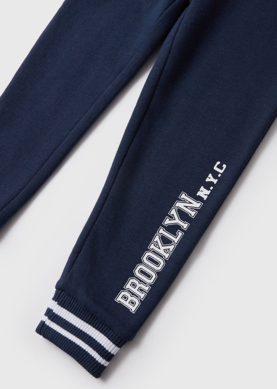 Boys Navy Brooklyn Co Ord Joggers