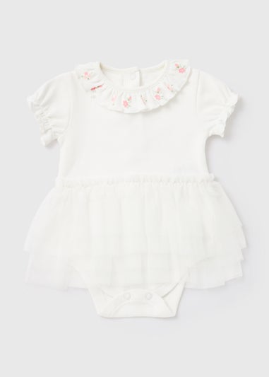 Baby Cream Tuttu Bodysuit (Newborn-18mths)