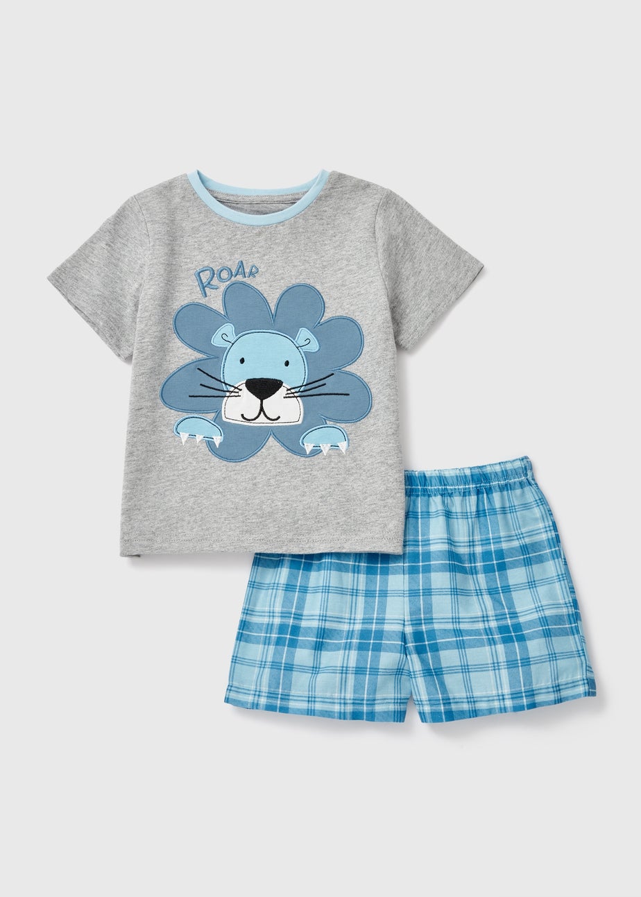 Boys Blue Lion Pyjama Set (9mths-5yrs)