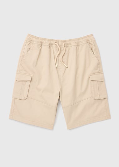 Boys Stone Twill Cargo Shorts (7-13yrs)