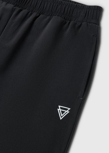 Boys Black Sports Joggers (7-13yrs)