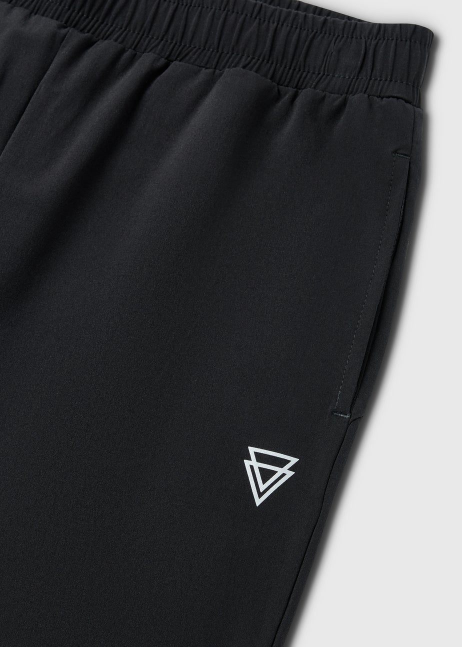 Boys Black Sports Joggers (7-13yrs)