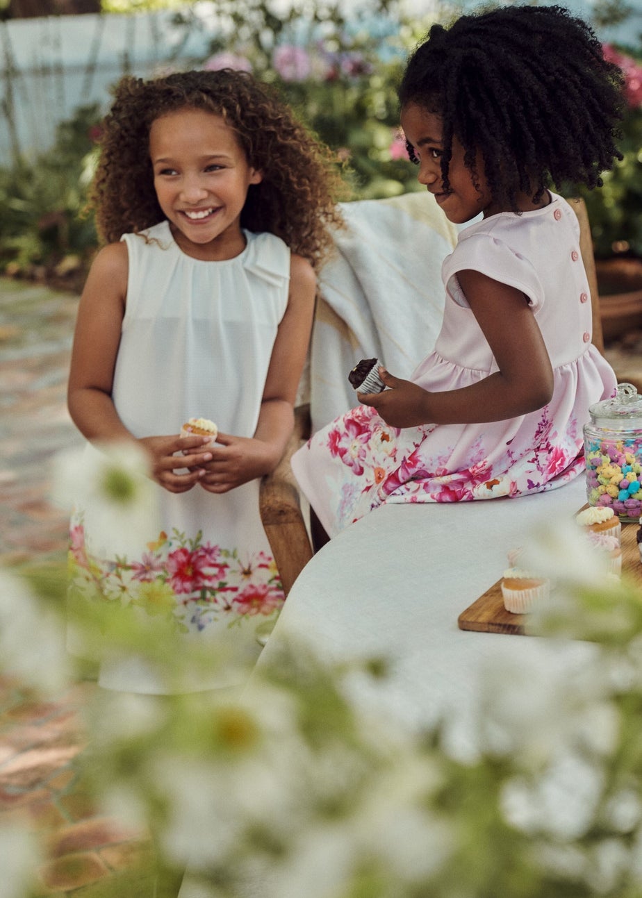 Pink Scuba Dress (1-7yrs)