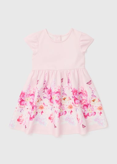 Pink Scuba Dress (1-7yrs)
