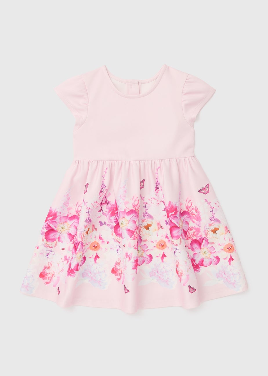 Pink Scuba Dress (1-7yrs)