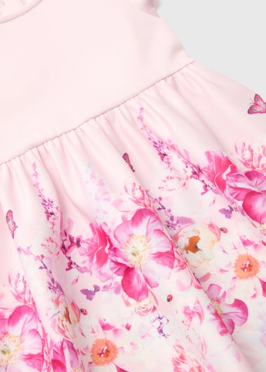 Pink Scuba Dress (1-7yrs)