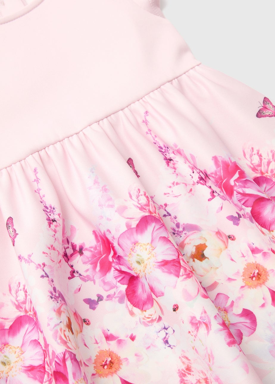 Pink Scuba Dress (1-7yrs)