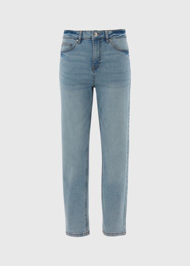 Light Wash Straight Fit Jeans