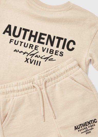 Boys Stone Authentic Future Top & Short Set (1-7yrs)