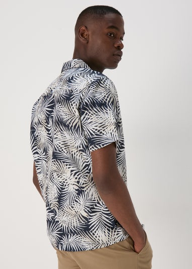 Stone Leaf Print Shirt