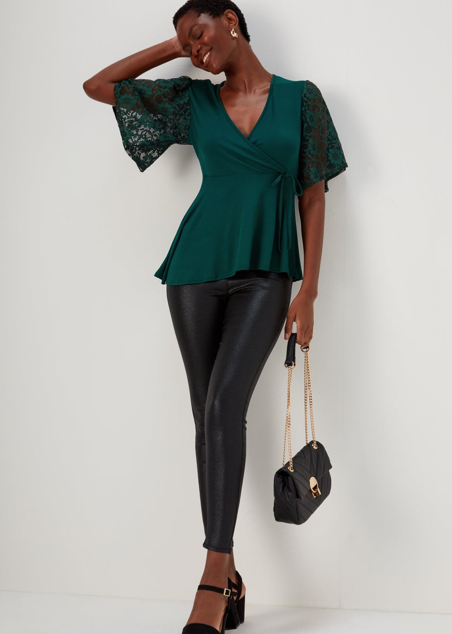 Green Lace Angel Jersey