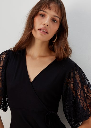 Black Angel Lace Jersey