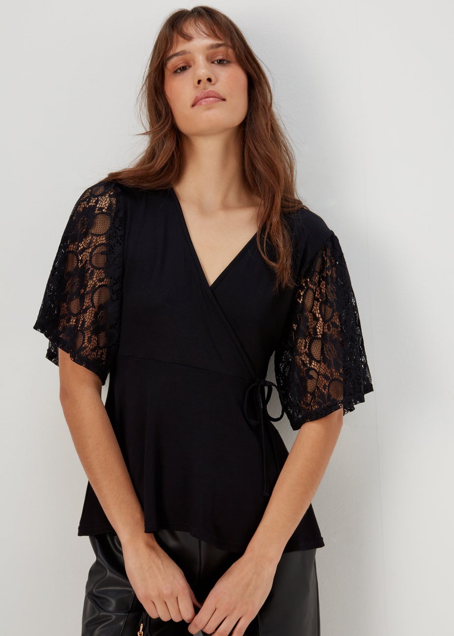Black Angel Lace Jersey
