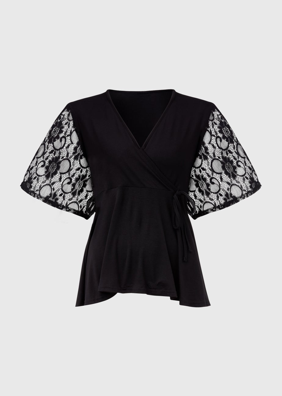 Black Angel Lace Jersey