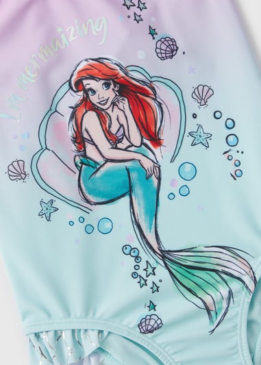 Disney Kids Green Ombre Ariel Swimsuit (1-7yrs)