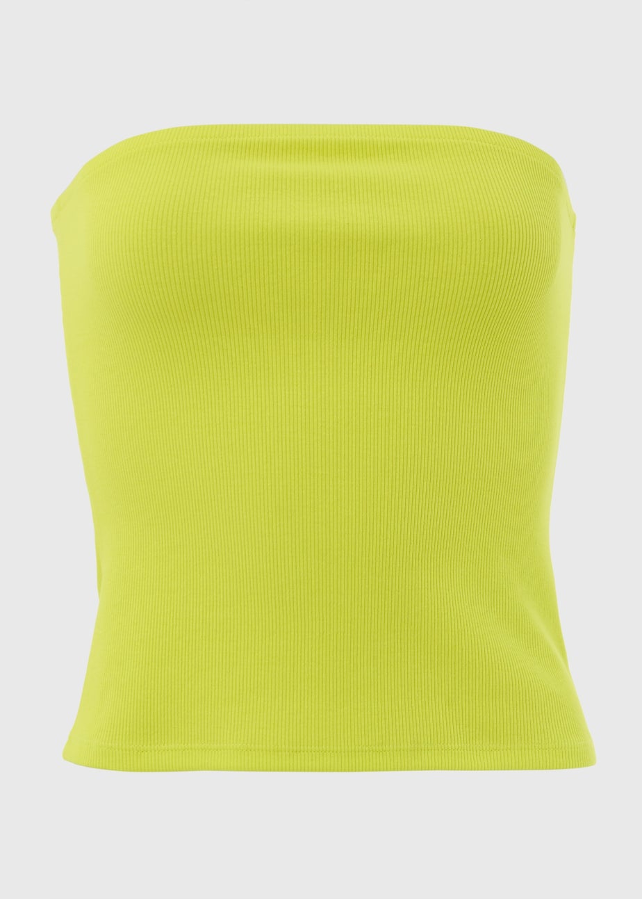 Lime Bandeau Top