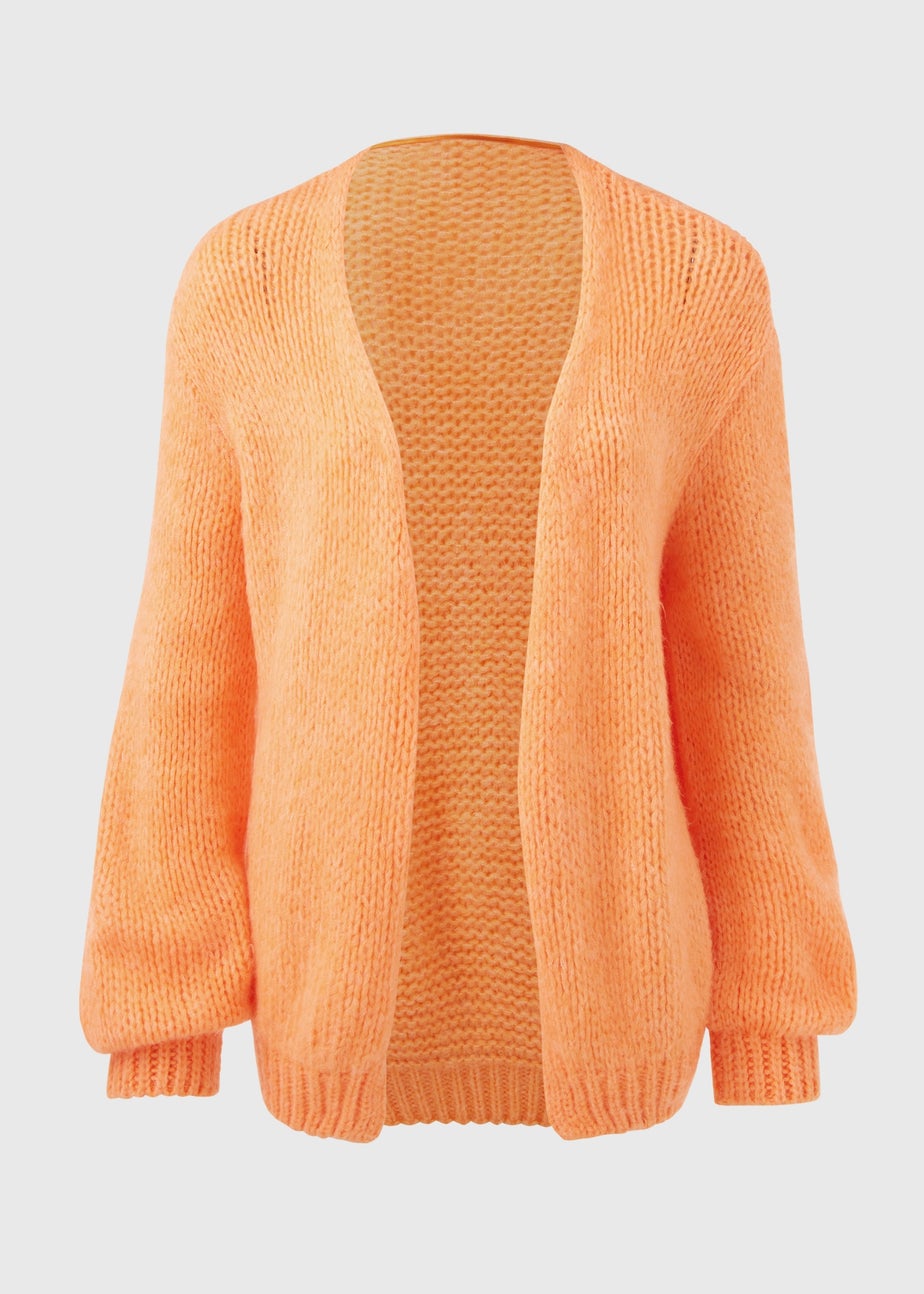 Orange Lofty Cardigan