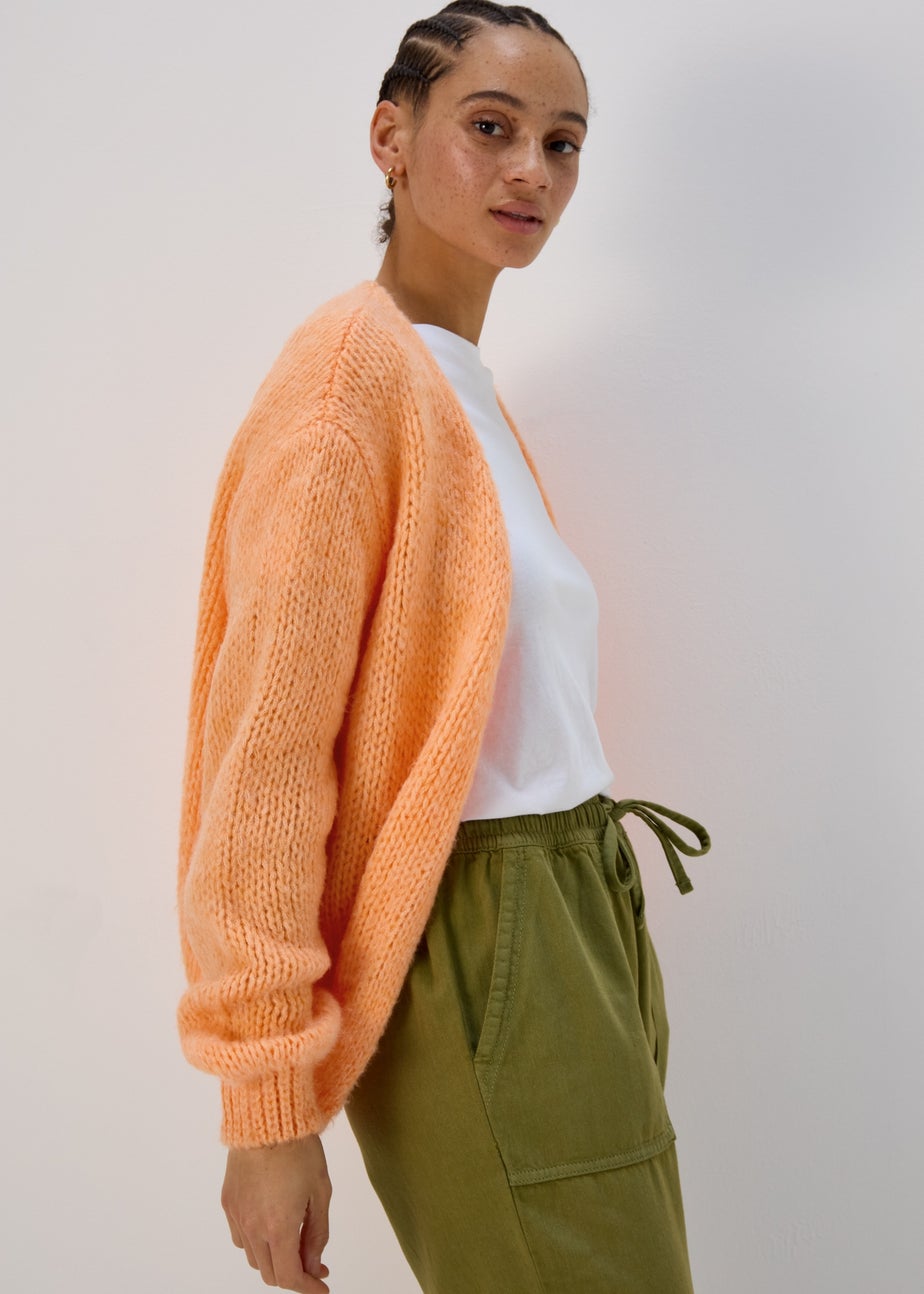 Orange Lofty Cardigan