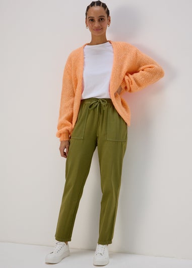Orange Lofty Cardigan