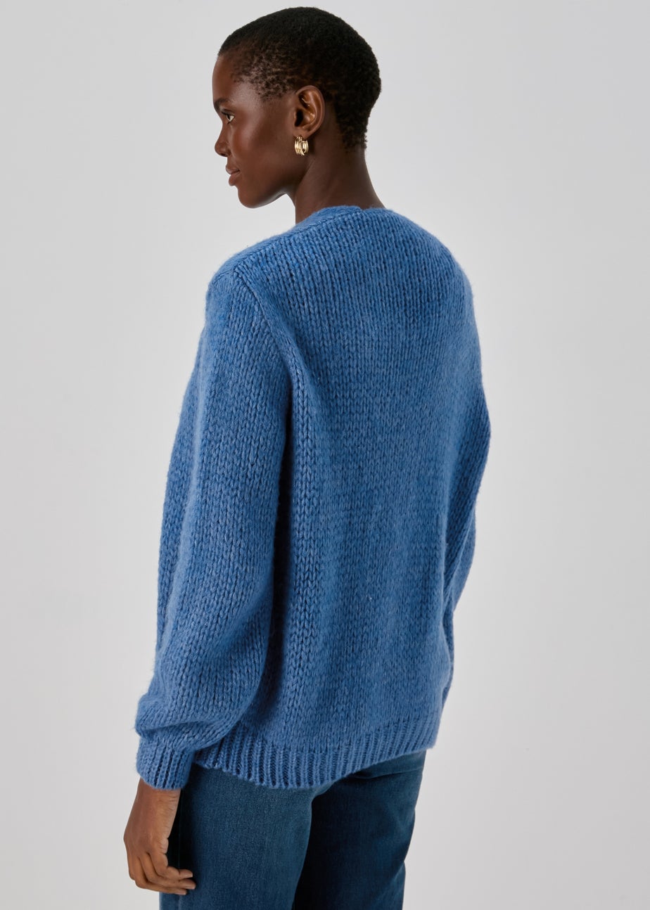 Blue Lofty Cardigan