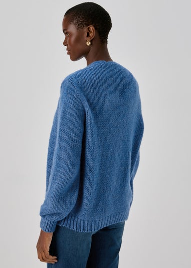 Blue Lofty Cardigan