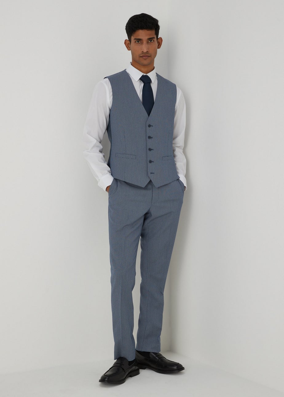 Taylor & Wright Richie Blue Waistcoat