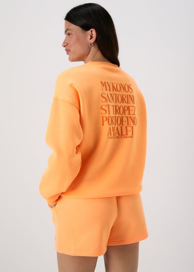 Orange Paradise Sweatshirt