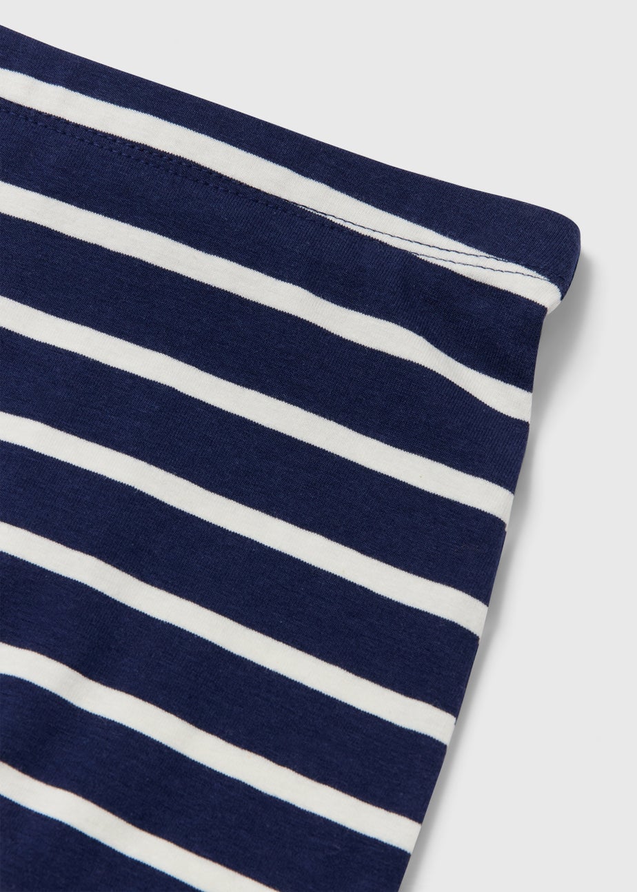 Baby Navy Stripe Leggings (Newborn-23mths)