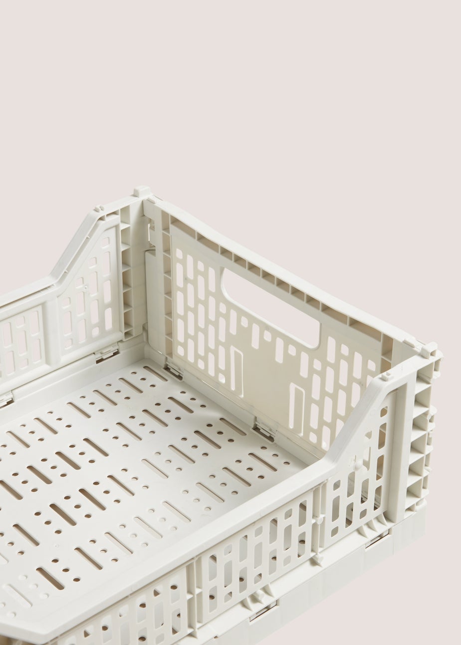 Grey Collapsible Crate (38.5x30xm)